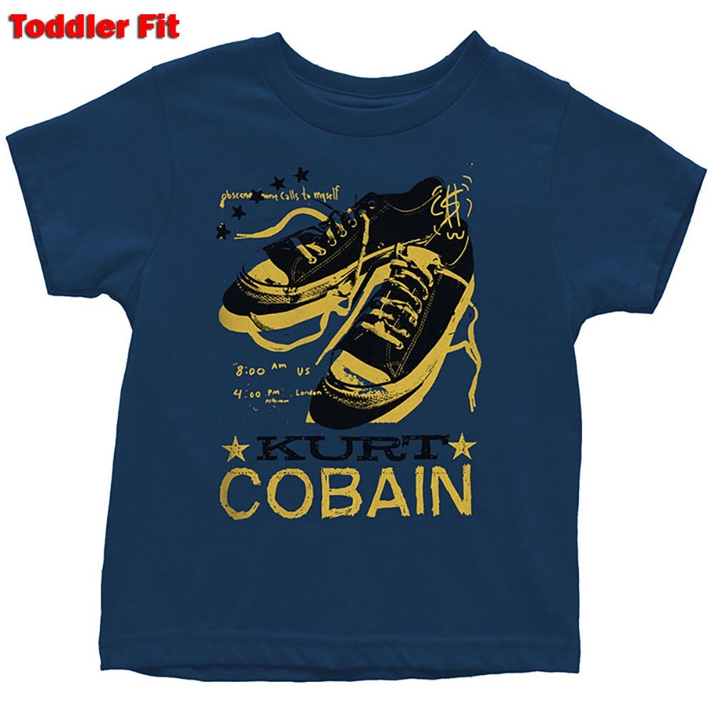 Kurt Cobain Kids Toddler T-Shirt: Laces (4 Years)