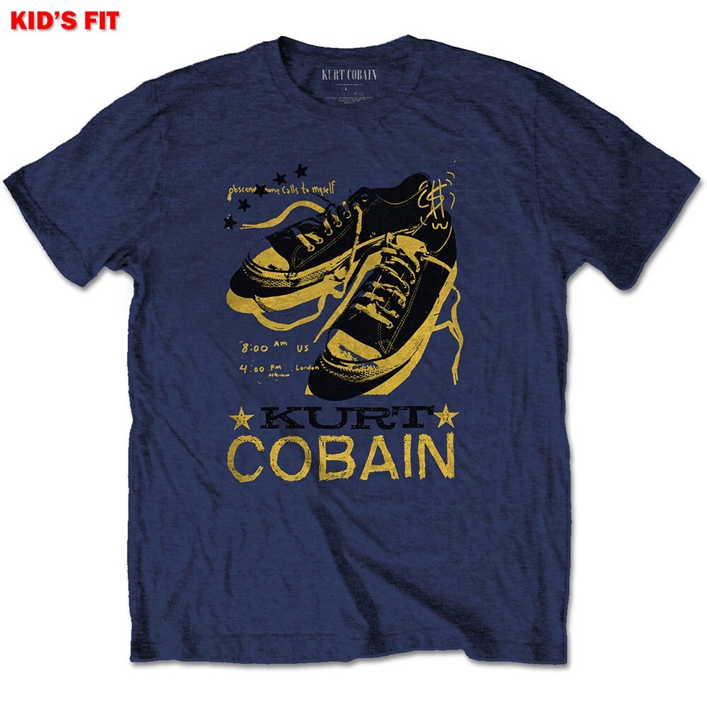 Kurt Cobain Kids T-Shirt: Laces (13-14 Years)