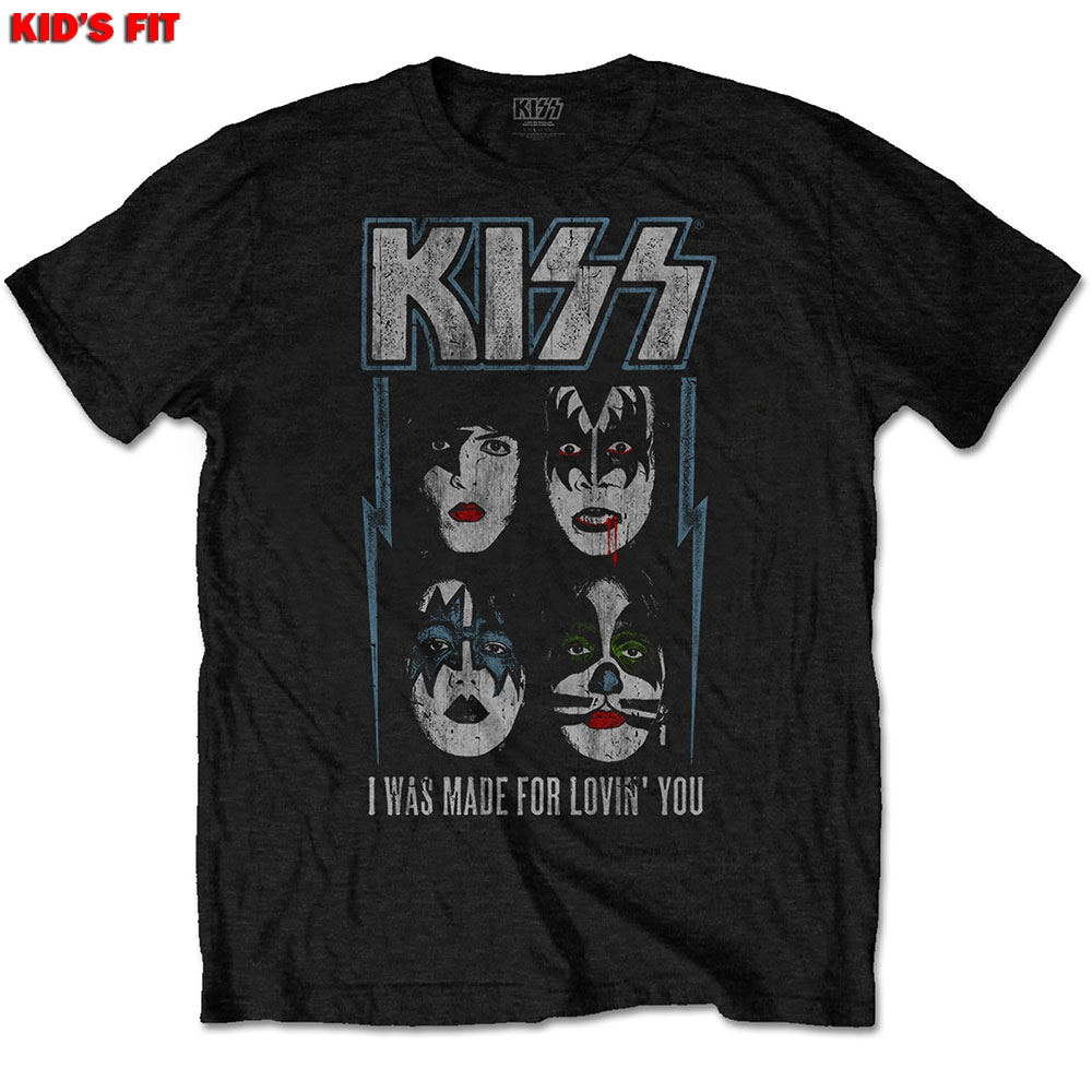 KISS Kids T-Shirt: Made For Lovin' You (11-12 Years)