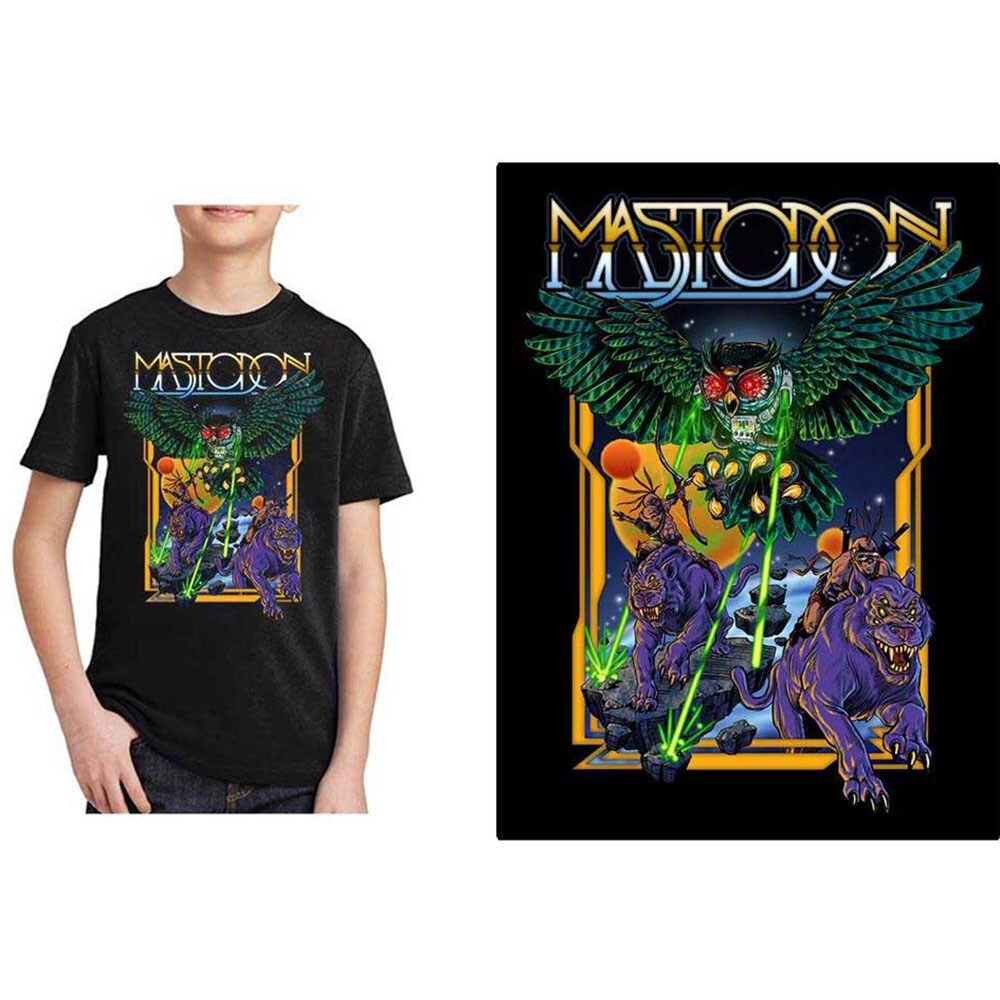 Mastodon Kids T-Shirt: Space Owl (7-8 Years)