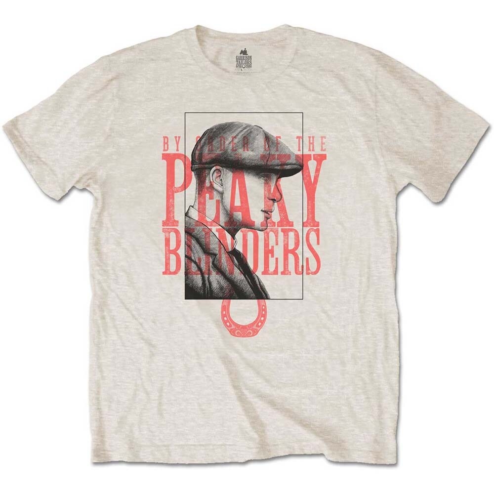 Peaky Blinders Unisex T-Shirt: Red Logo Tommy (Medium)