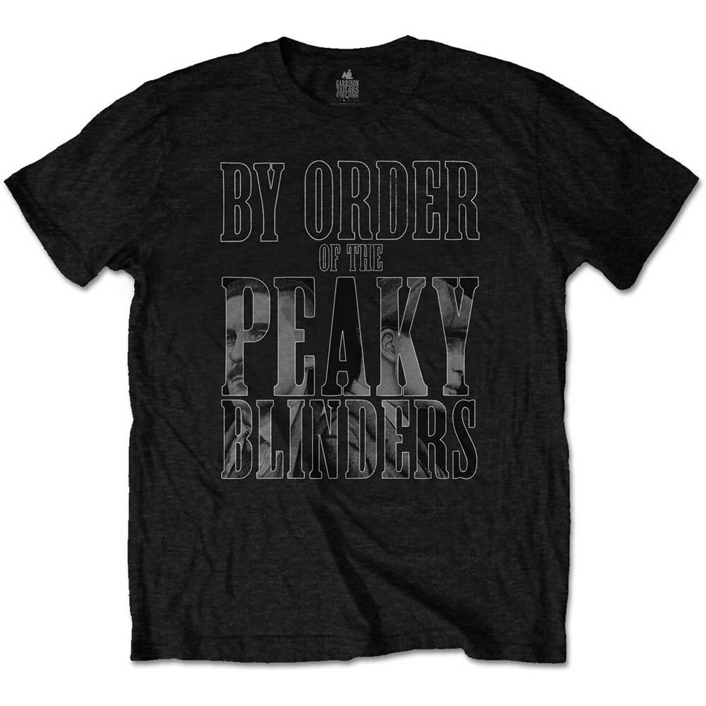 Peaky Blinders Unisex T-Shirt: By Order Infill (X-Large)