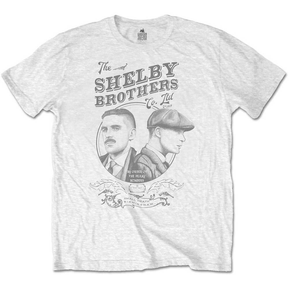 Peaky Blinders Unisex T-Shirt: Shelby Brothers Circle Faces (X-Large)