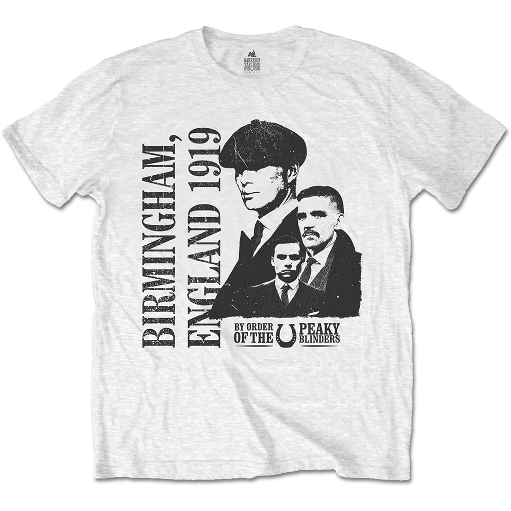 Peaky Blinders Unisex T-Shirt: England 1919 (Small)