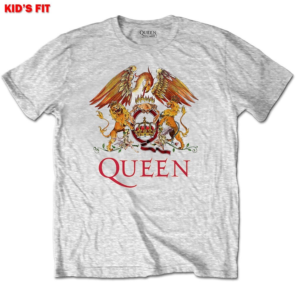 Queen Kids T-Shirt: Classic Crest (5-6 Years)