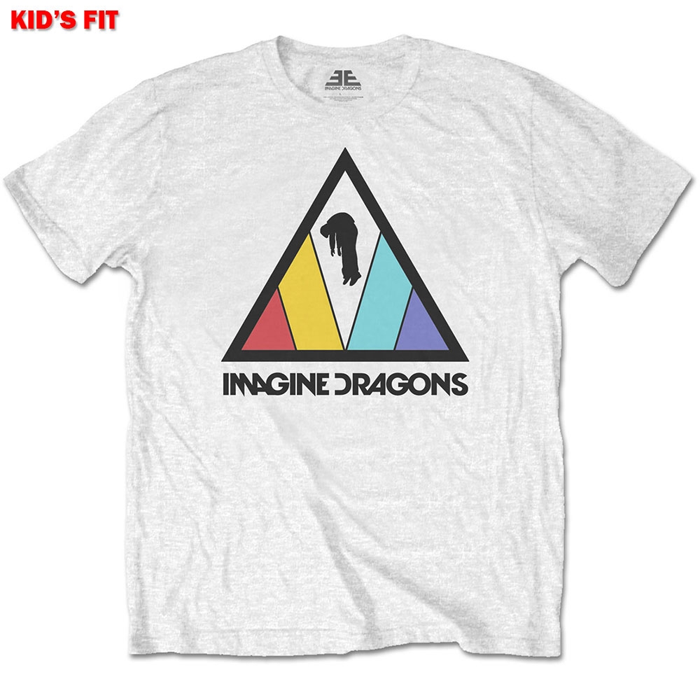 Imagine Dragons Kids T-Shirt: Triangle Logo (5-6 Years)