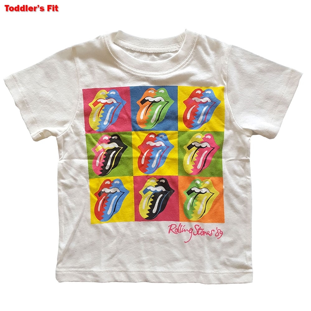 The Rolling Stones Kids Toddler T-Shirt: Two-Tone Tongues (5 Years)