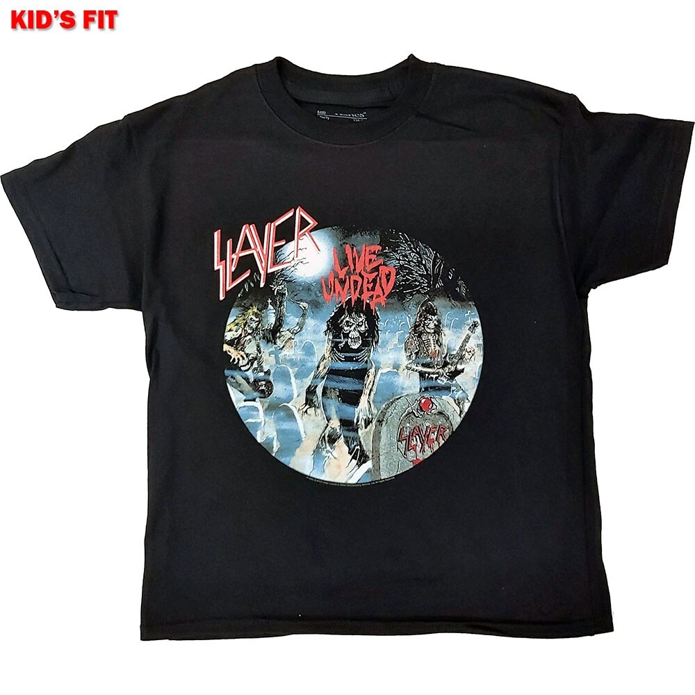 Slayer Kids T-Shirt: Live Undead (12-13 Years)