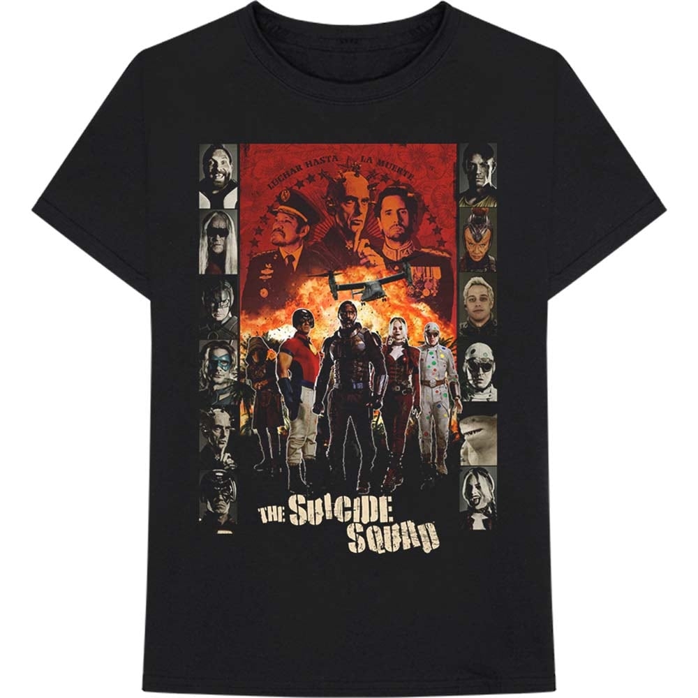 The Suicide Squad Unisex T-Shirt: Team Poster (Large)
