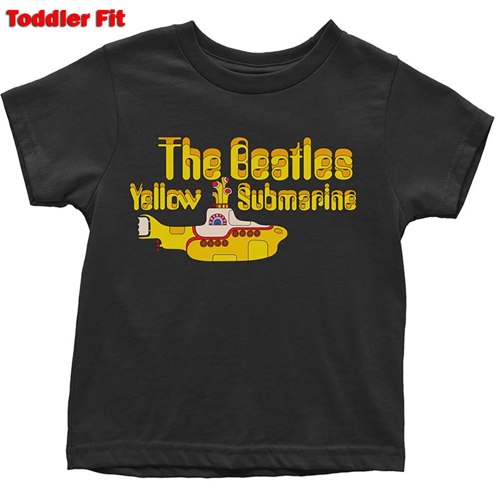 The Beatles Kids Toddler T-Shirt: Yellow Submarine Logo & Sub (2 Years)