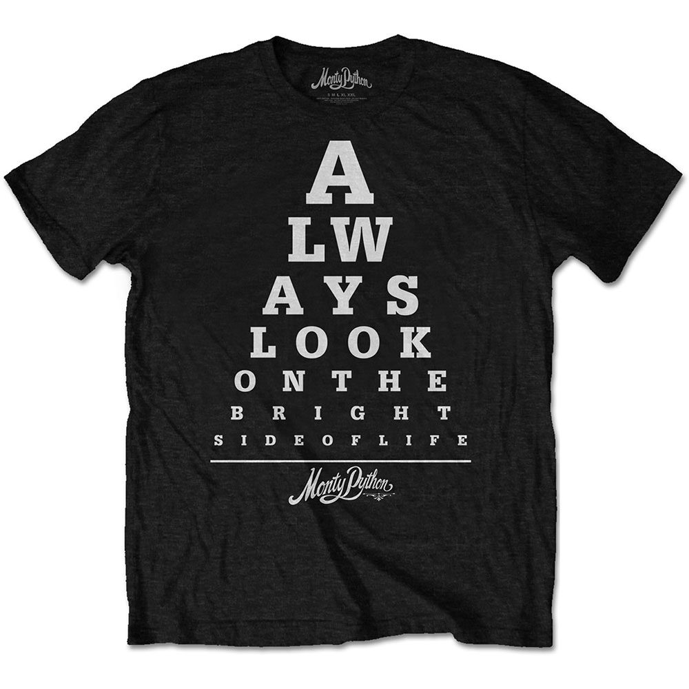 Monty Python Unisex T-Shirt: Bright Side Eye Test (X-Large)