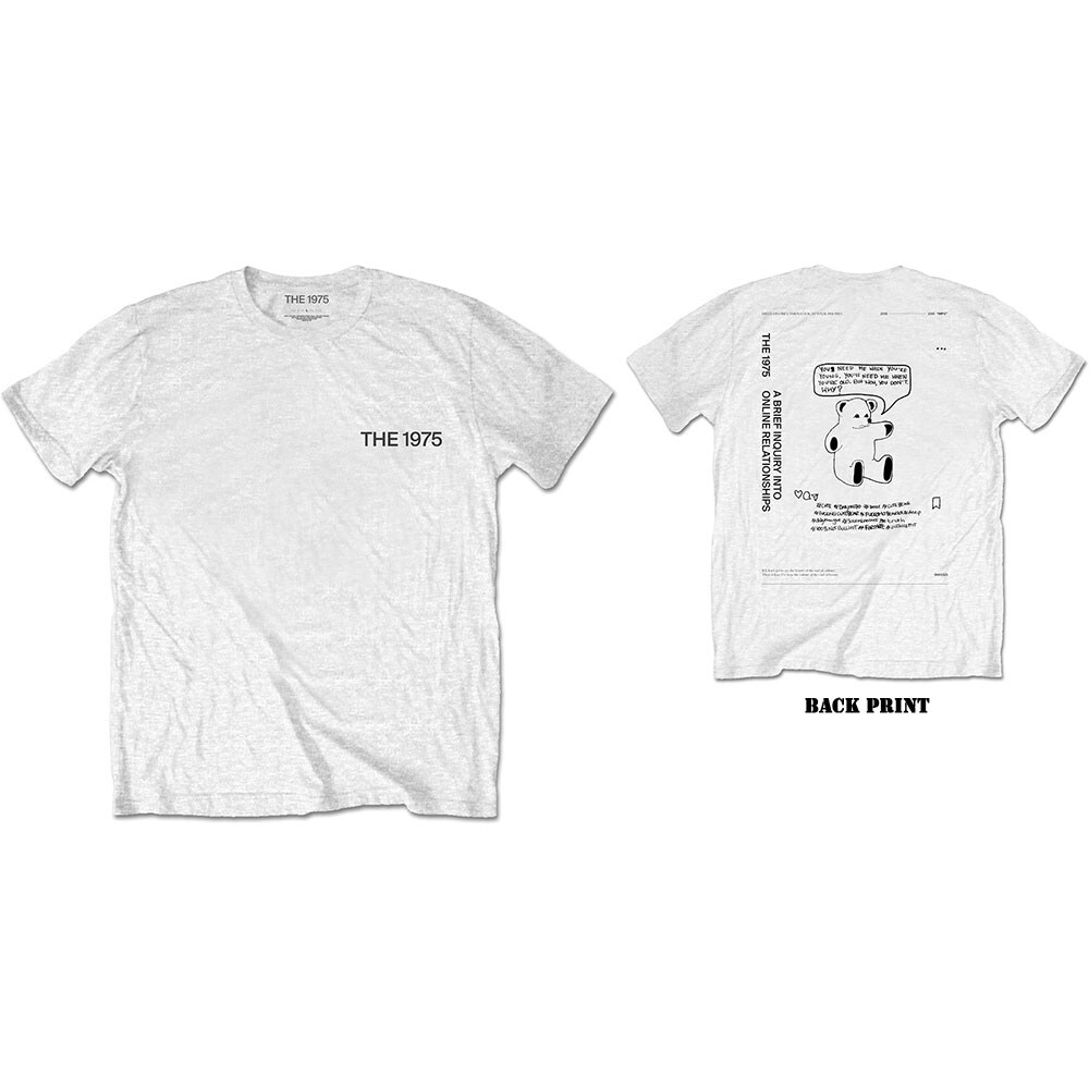 The 1975 Unisex T-Shirt: ABIIOR Teddy (Back Print) (Large)