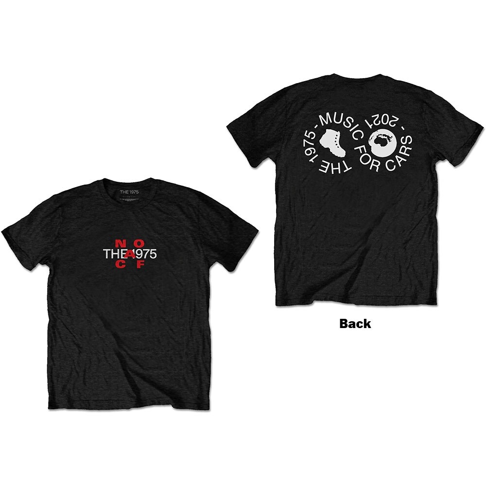 The 1975 Unisex T-Shirt: Music For Cars (Back Print) (X-Large)