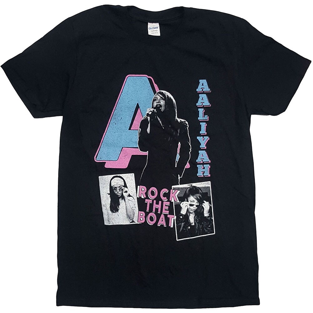 Aaliyah Unisex T-Shirt: Rock The Boat (XX-Large)