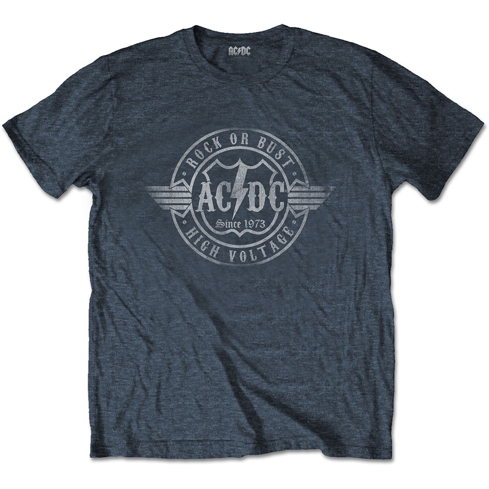 AC/DC Unisex T-Shirt: Rock or Bust (Small)