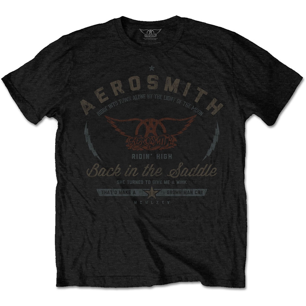 Aerosmith Unisex T-Shirt: Back in the Saddle (XXX-Large)
