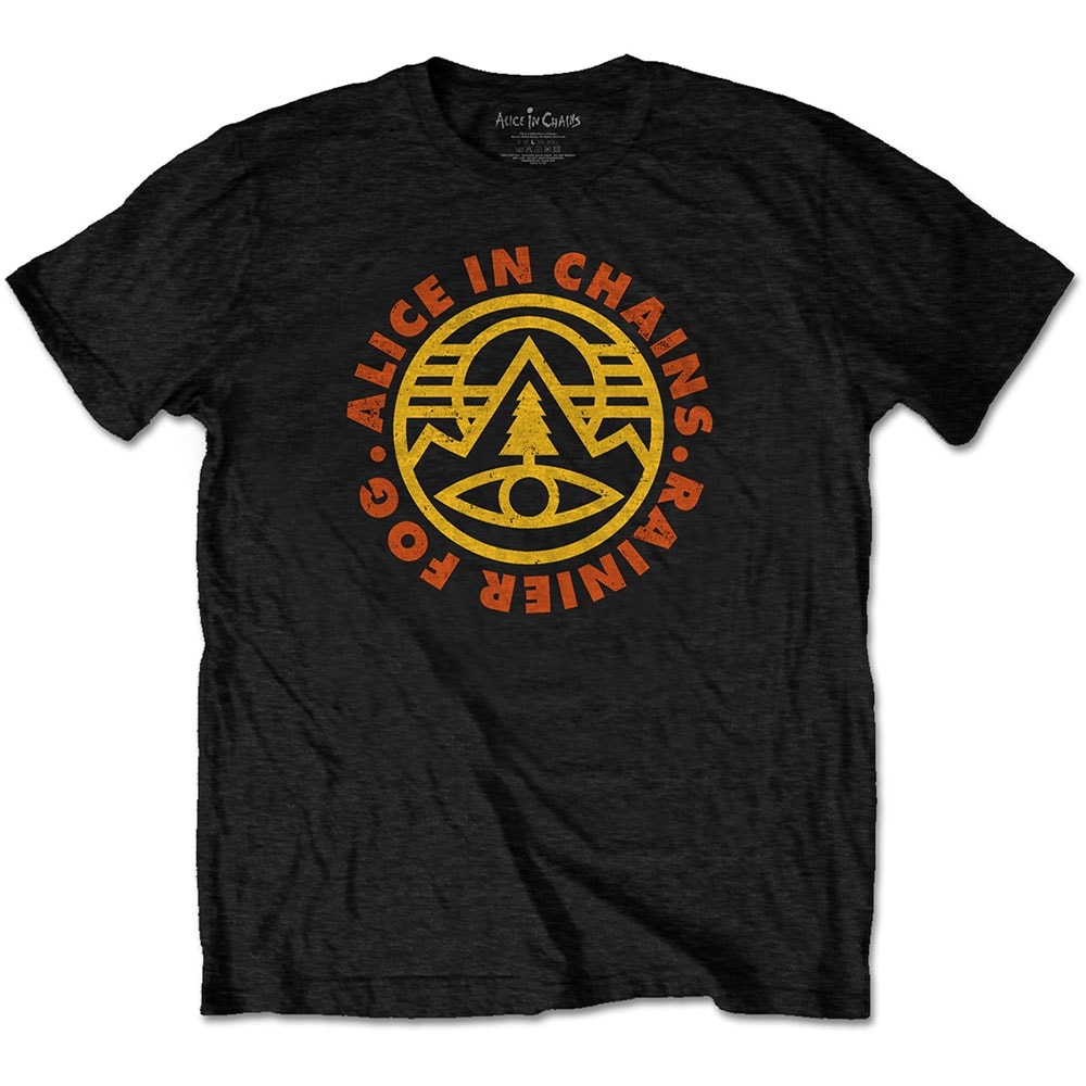 Alice in Chains Unisex T-Shirt: Pine Emblem (Large)