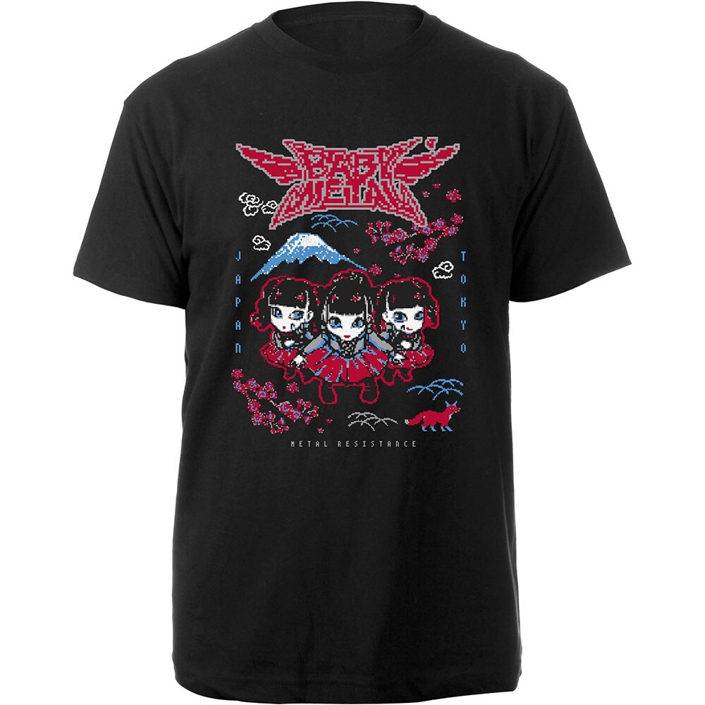 Babymetal Unisex T-Shirt: Pixel Tokyo (Medium)