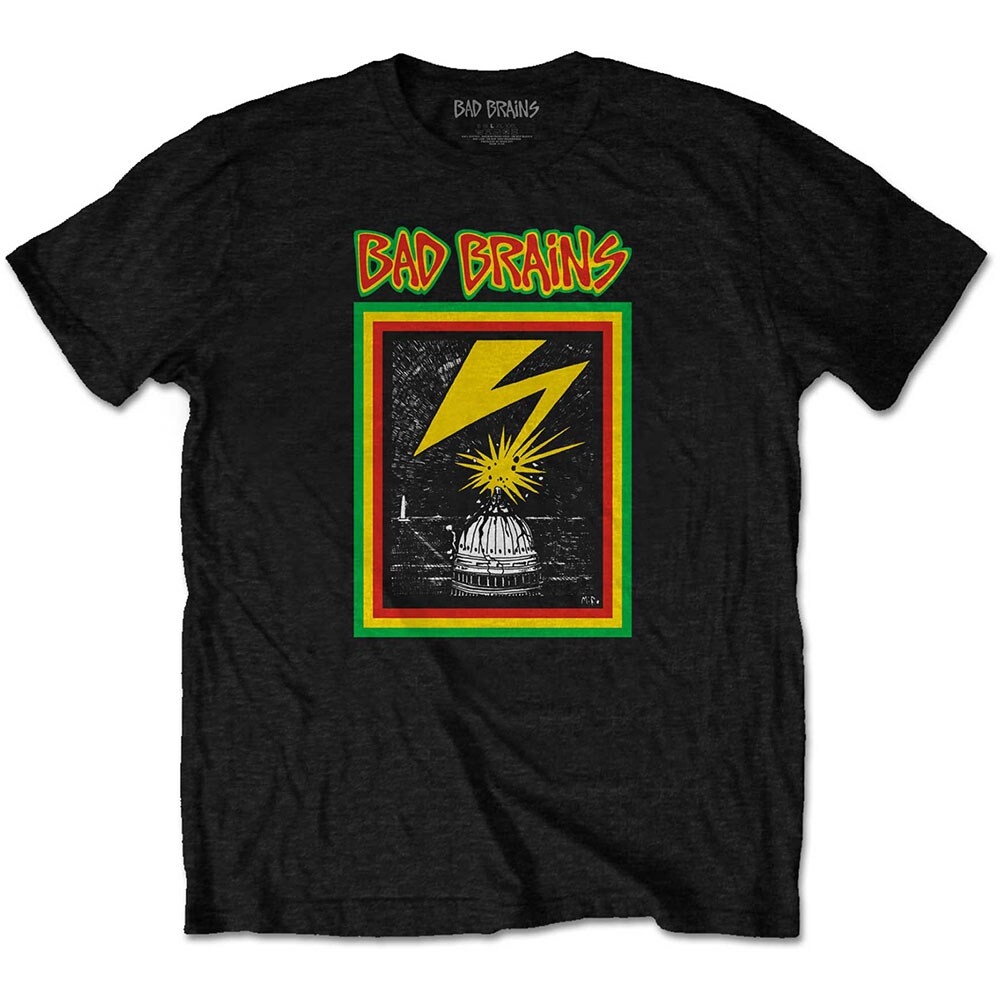 Bad Brains Unisex T-Shirt: Capitol Strike (X-Large)