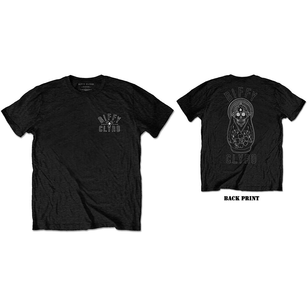 Biffy Clyro Unisex T-Shirt: Dolls (Back Print) (Small)