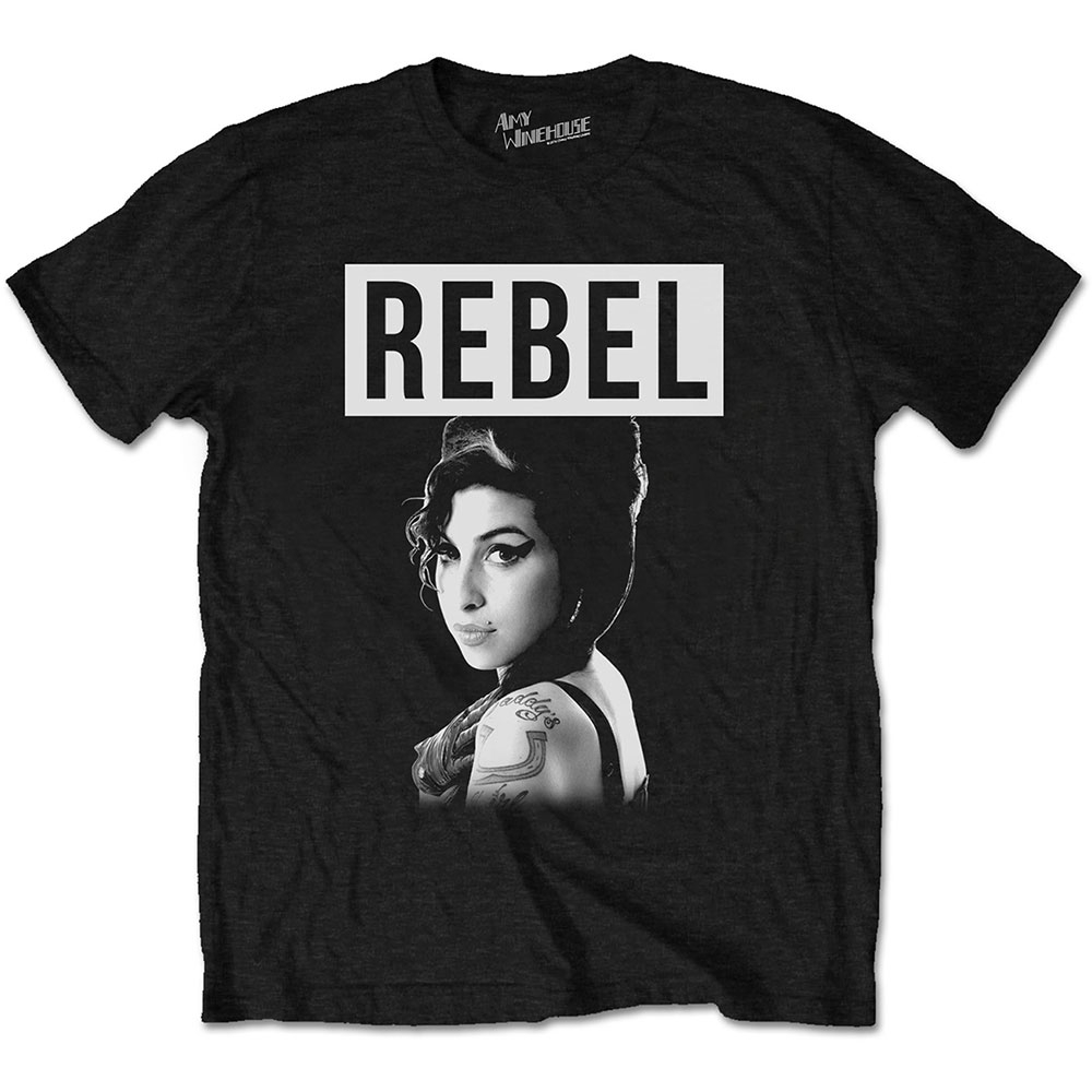 Amy Winehouse Unisex T-Shirt: Rebel (X-Large)