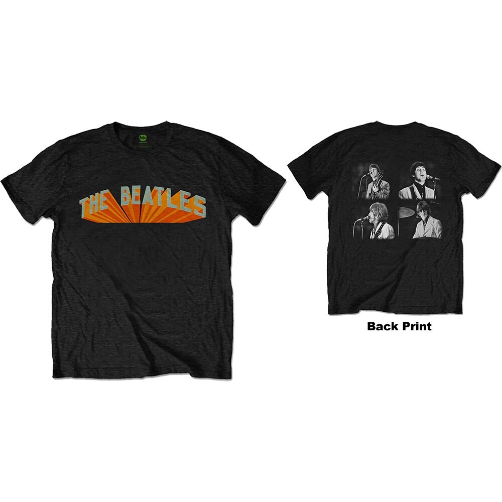 The Beatles Unisex T-Shirt: Live in Japan (Back Print) (Small)