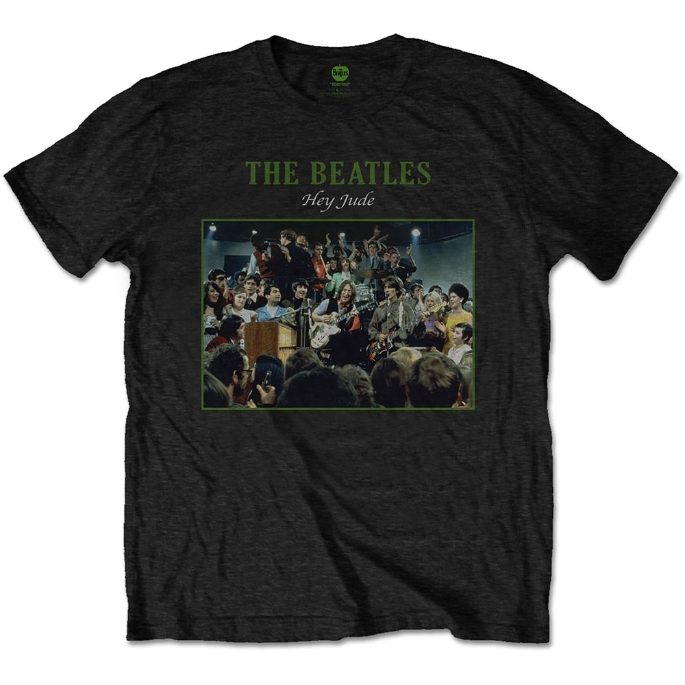 The Beatles Unisex T-Shirt: Hey Jude Live (Medium)