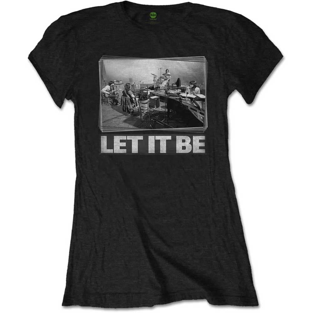 The Beatles Ladies T-Shirt: Let It Be Studio (X-Large)