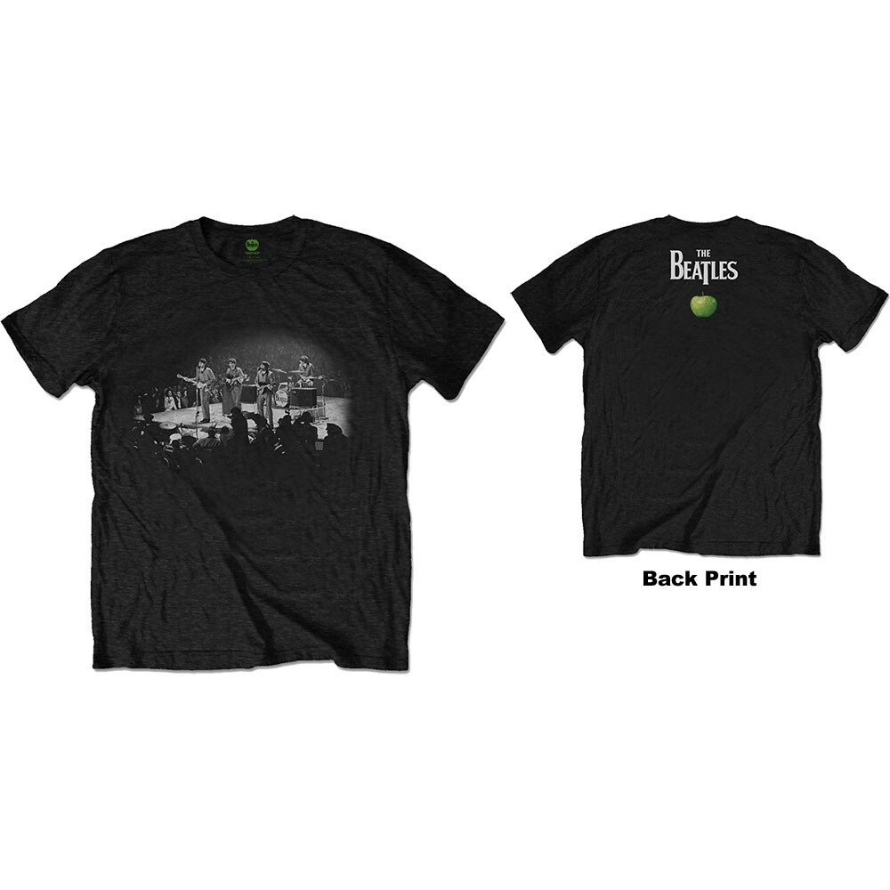The Beatles Unisex T-Shirt: Live in DC (Back Print) (Large)