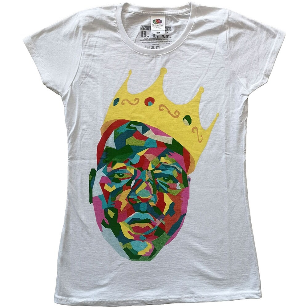 Biggie Smalls Ladies T-Shirt: Crown (X-Small)