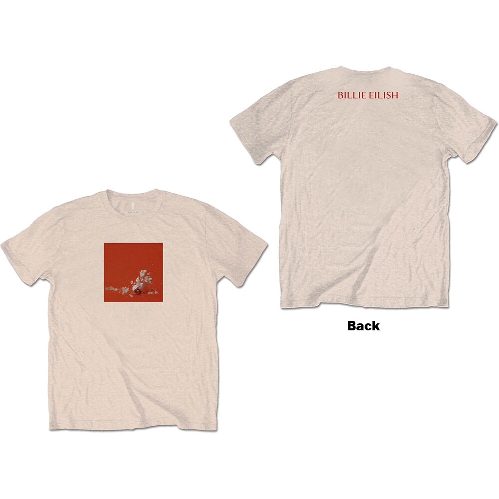 Billie Eilish Unisex T-Shirt: Therefore I Am (Back Print) (Medium)