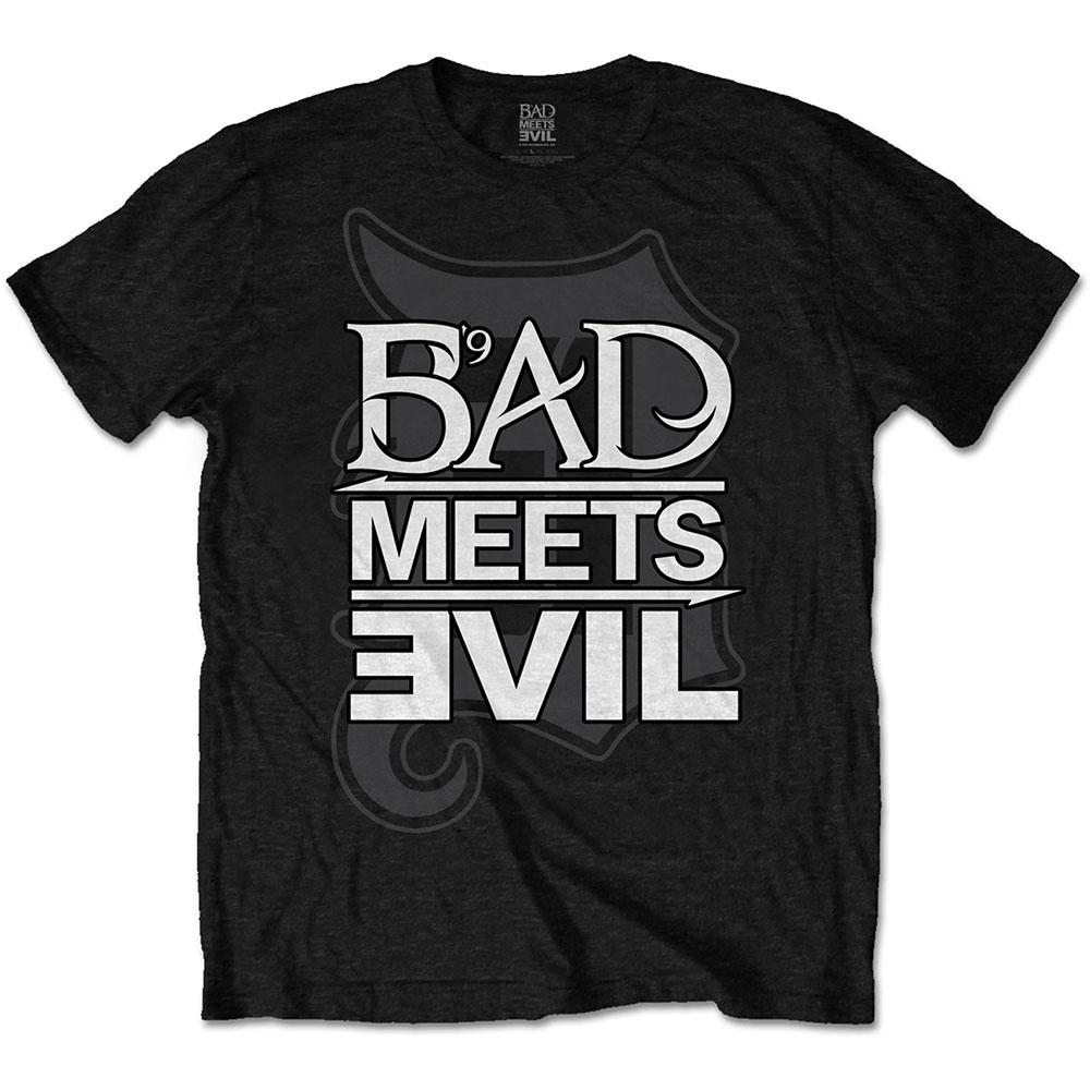 Bad Meets Evil Unisex T-Shirt: Logo (Large)