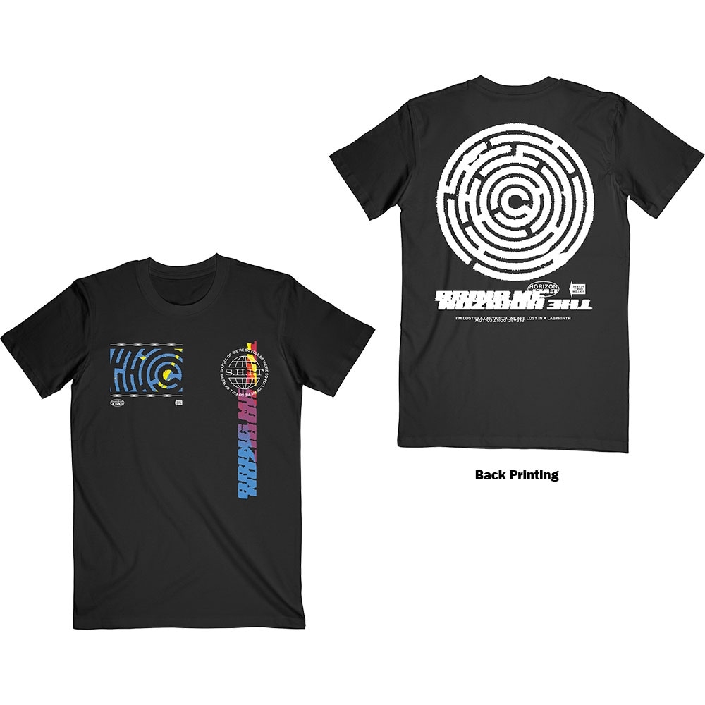 Bring Me The Horizon Unisex T-Shirt: Labyrinth (Back Print) (Small)