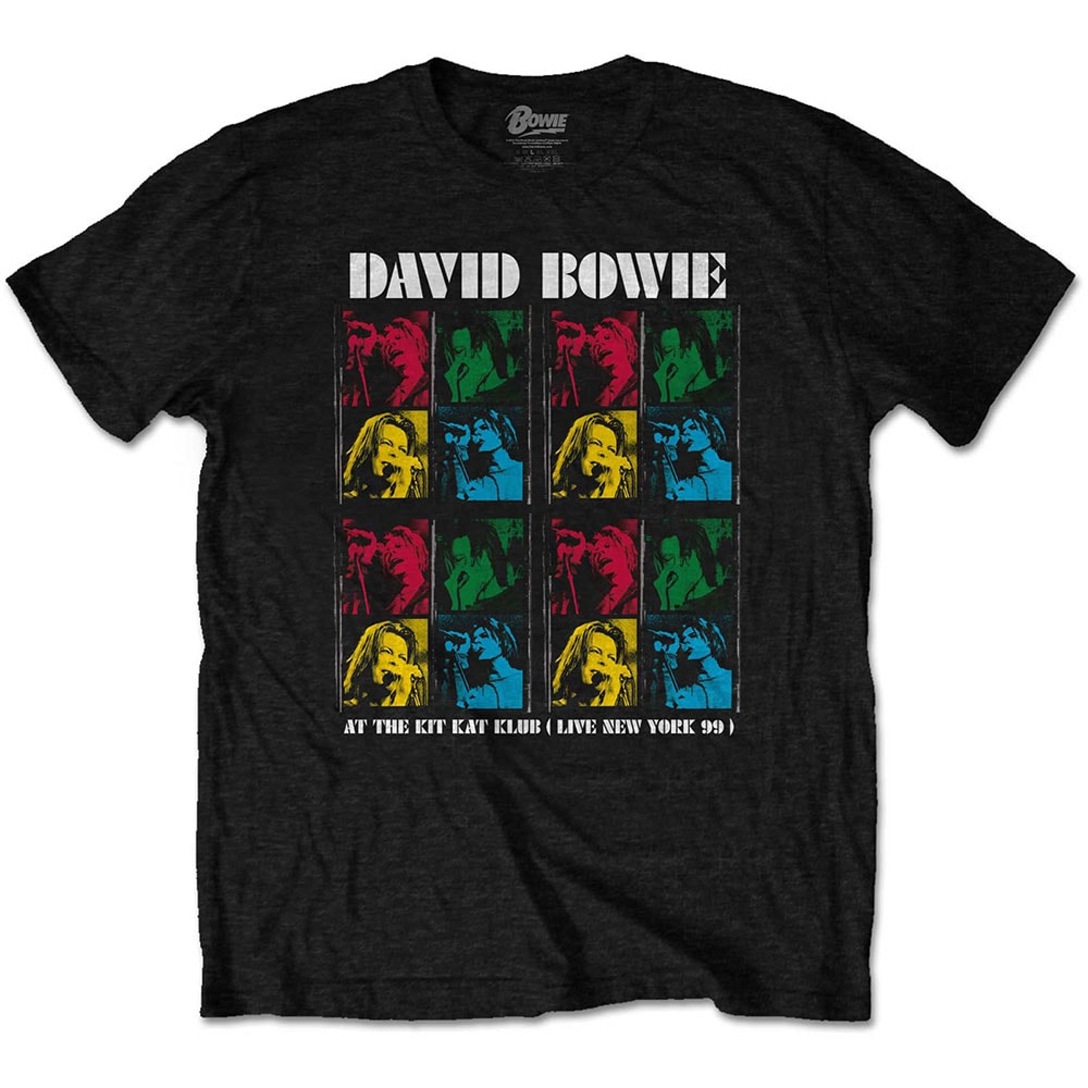 David Bowie Unisex T-Shirt: Kit Kat Klub (Small)