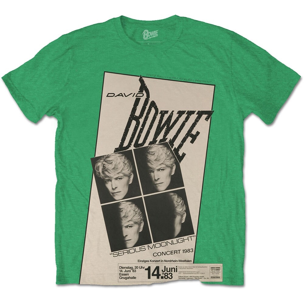 David Bowie Unisex T-Shirt: Concert '83 (Medium)