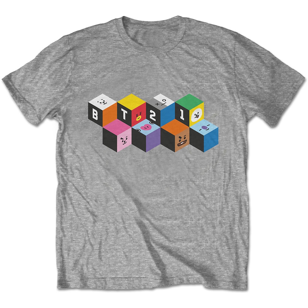 BT21 Unisex T-Shirt: Blocks (Small)