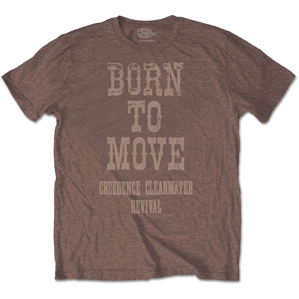 Creedence Clearwater Revival Unisex T-Shirt: Born To Move (Medium)