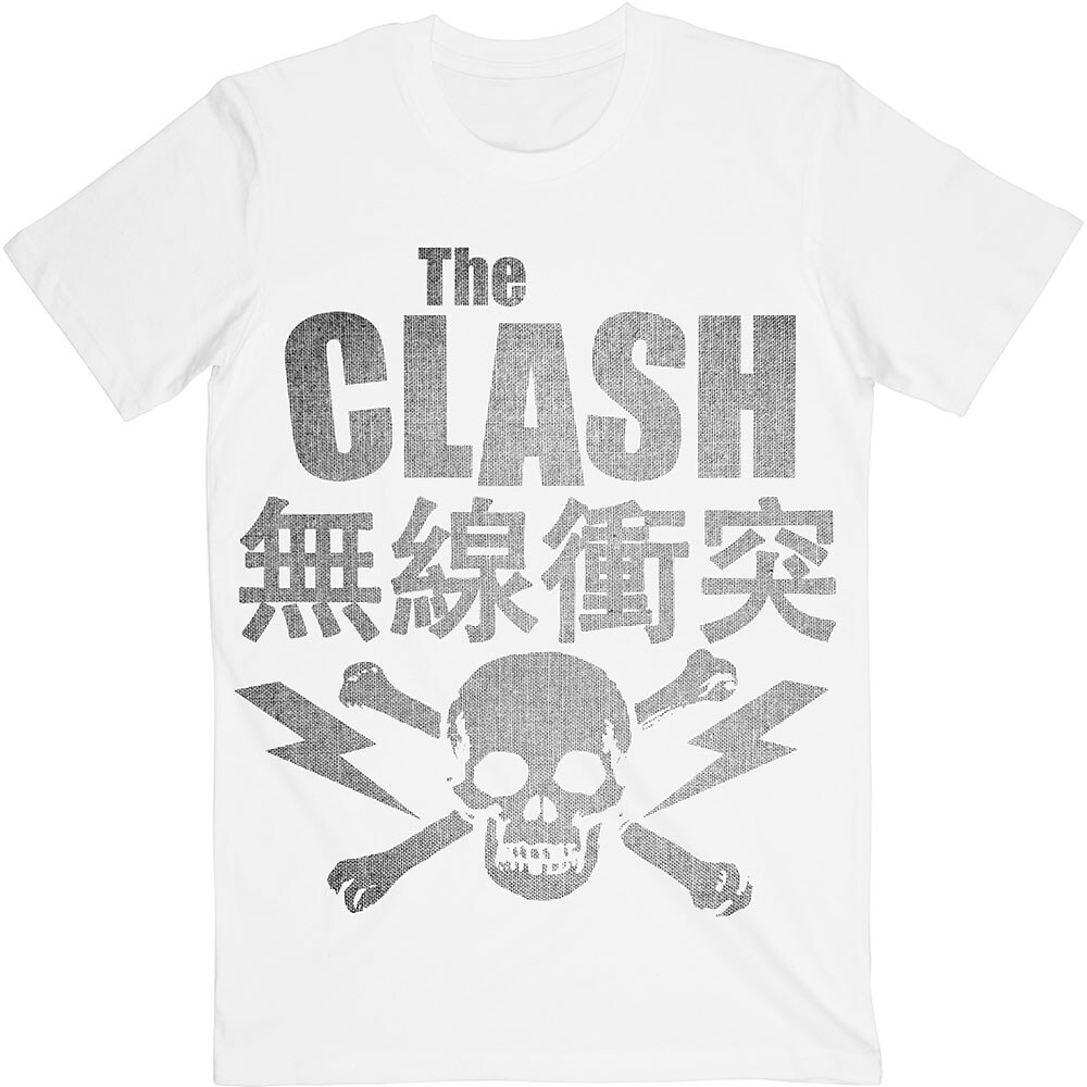 The Clash Unisex T-Shirt: Skull & Crossbones (Large)