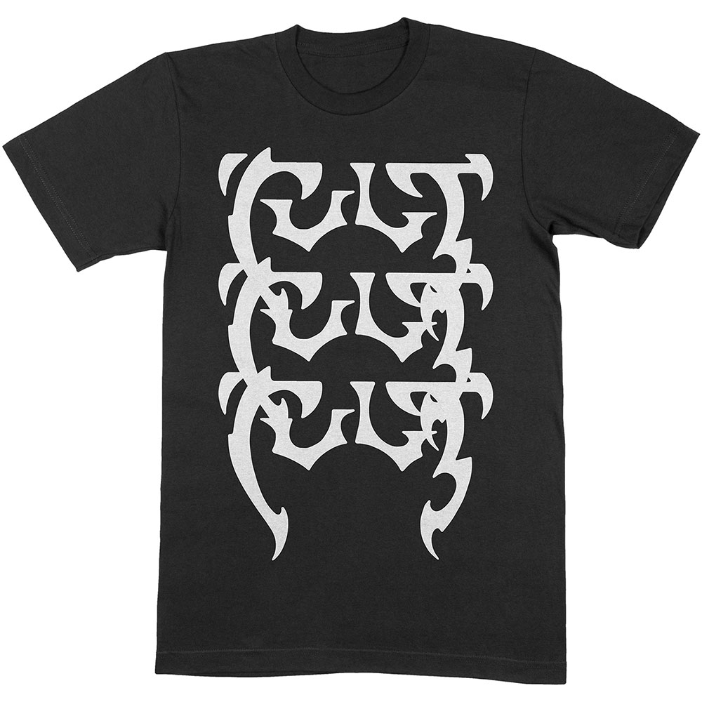 The Cult Unisex T-Shirt: Repeating Logo (XX-Large)