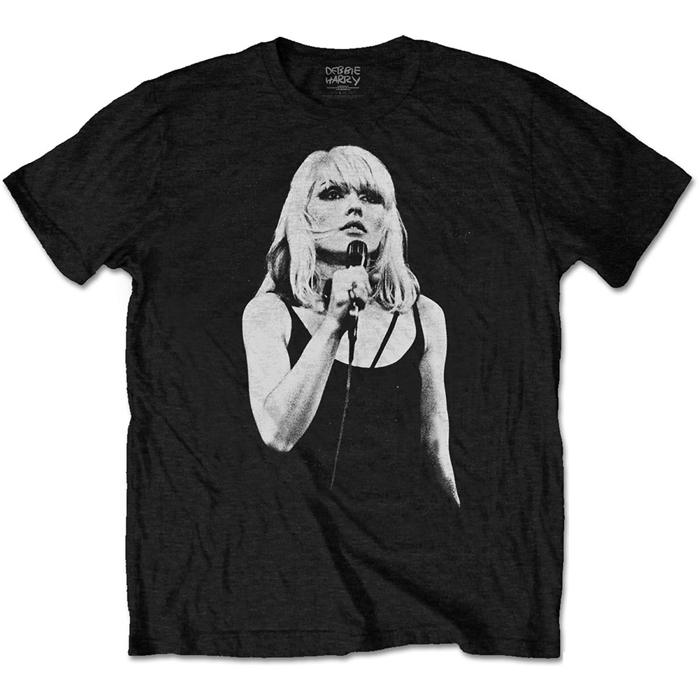 Debbie Harry Unisex T-Shirt: Open Mic. (Large)