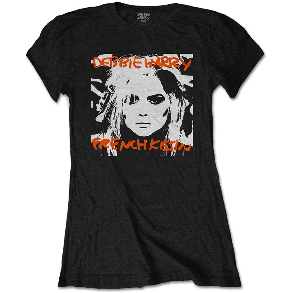 Debbie Harry Ladies T-Shirt: French Kissin' (Small)