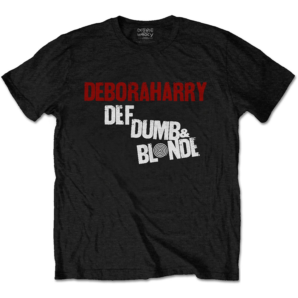 Debbie Harry Unisex T-Shirt: Def, Dumb & Blonde (Large)