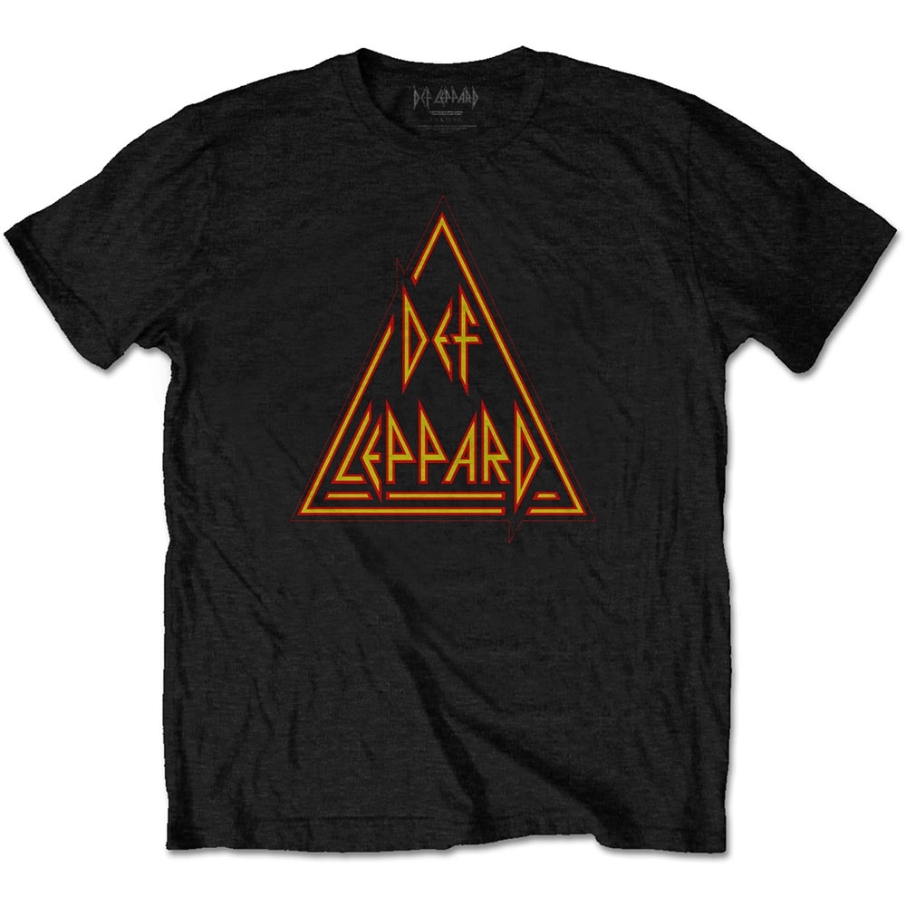 Def Leppard Unisex T-Shirt: Classic Triangle (Small)