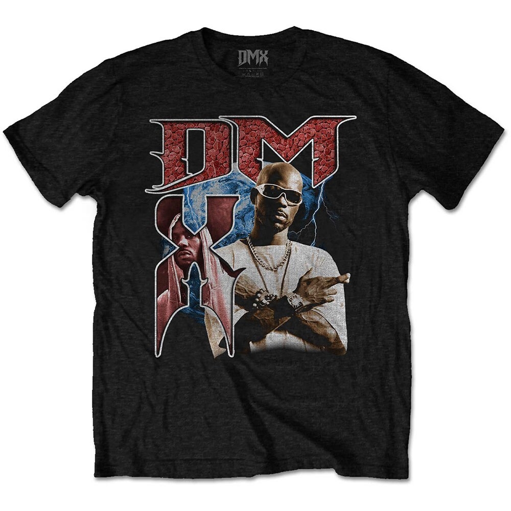 DMX Unisex T-Shirt: Bootleg Red (Medium)