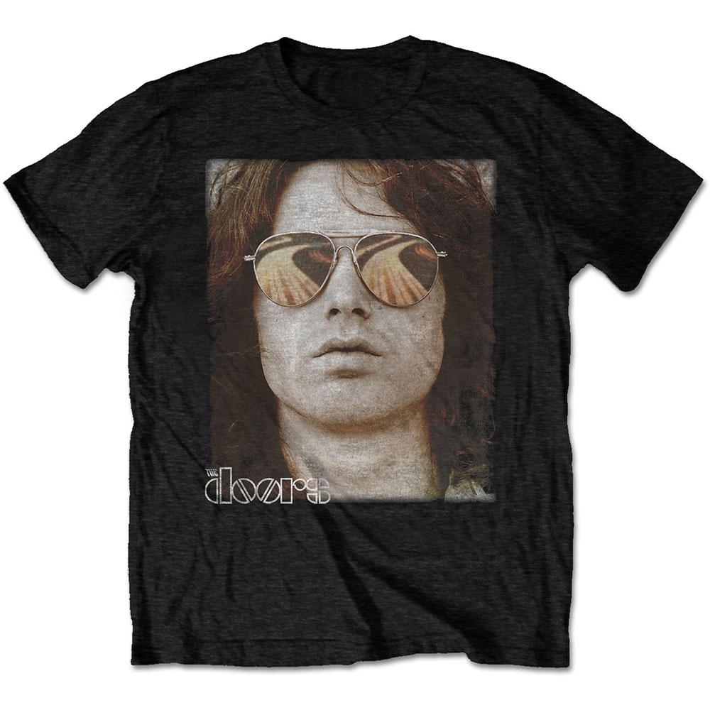 The Doors Unisex T-Shirt: Jim Face (Large)