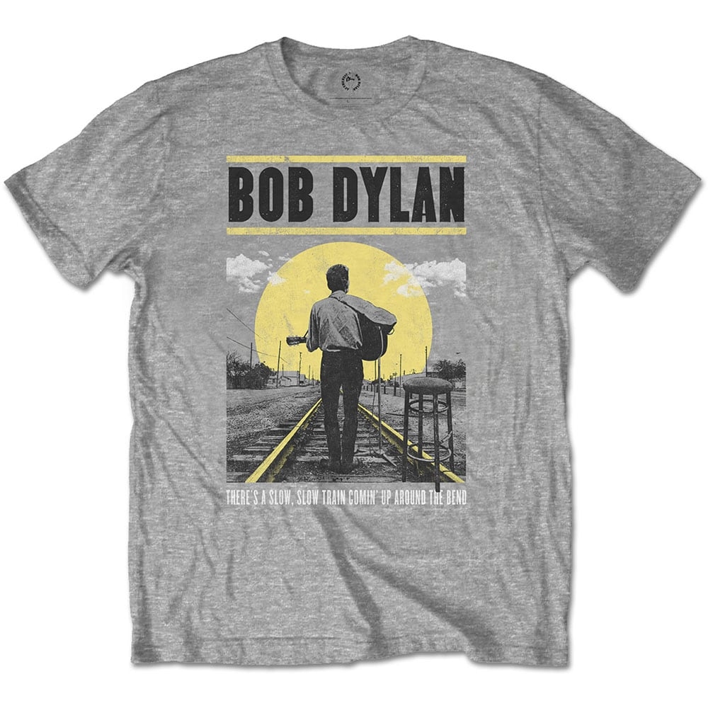Bob Dylan Unisex T-Shirt: Slow Train (X-Small)