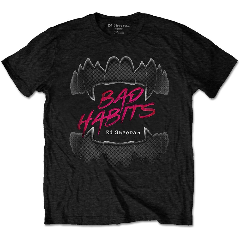 Ed Sheeran Unisex T-Shirt: Bad Habits (XX-Large)