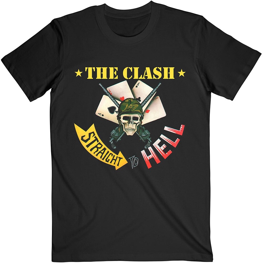 The Clash Unisex T-Shirt: Straight To Hell Single (XX-Large)