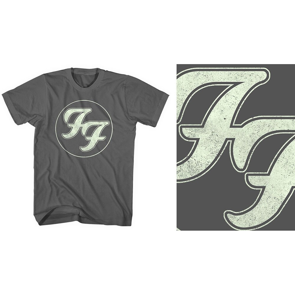 Foo Fighters Unisex T-Shirt: Gold FF Logo (XX-Large)