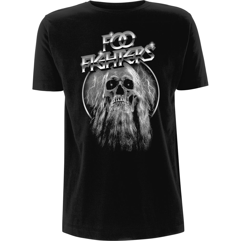 Foo Fighters Unisex T-Shirt: Bearded Skull (XX-Large)